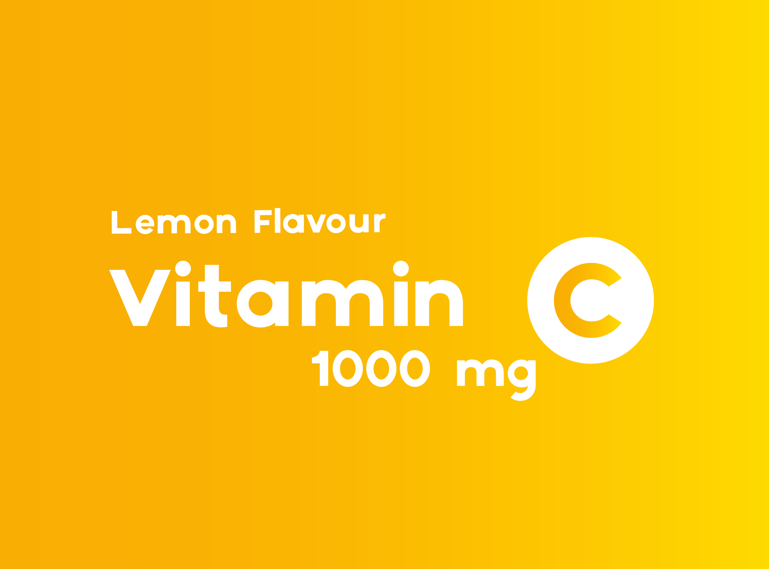 Vitamin C 1000 mg Lemon