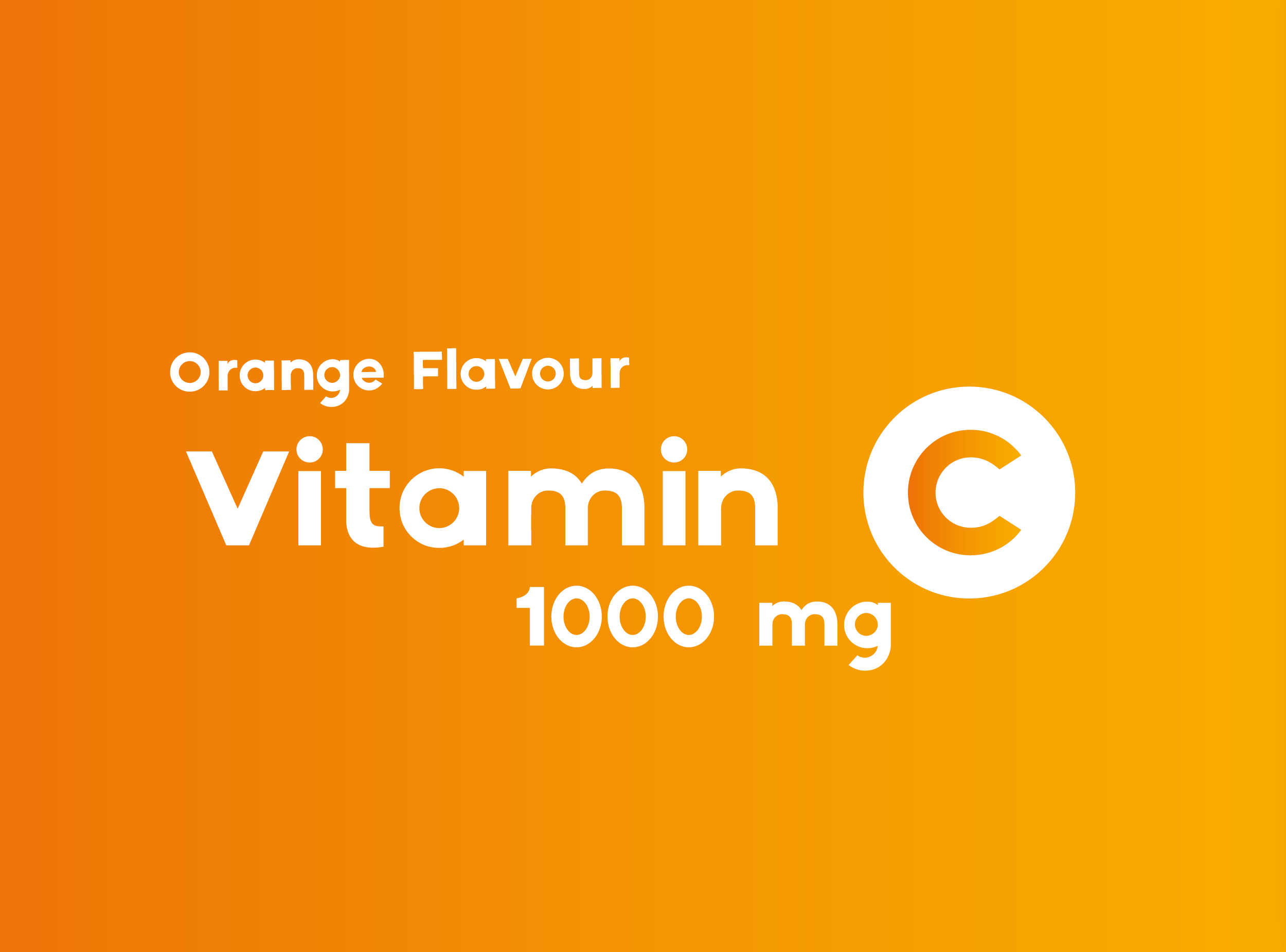 Vitamin C 1000 mg Orange